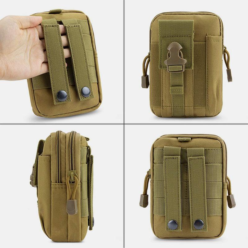 <Shipped within 24 hours> Mens Tactical Pouch EDC Purse Military Belt