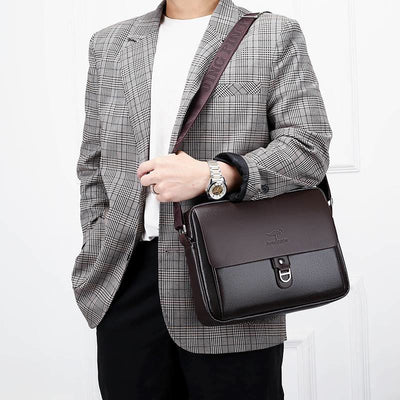 Large Capacity Retro Business Crossbody Bag