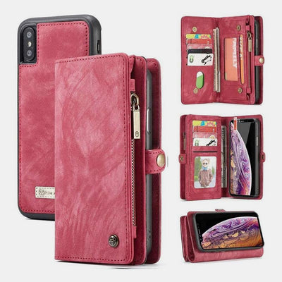 2 in 1Magnetic Wallet Detachable Case for iPhone 14/15/16, Samsung S22/S23