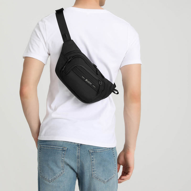 Portable Waist Bag For Men Simple Leisure Crossbody Bag