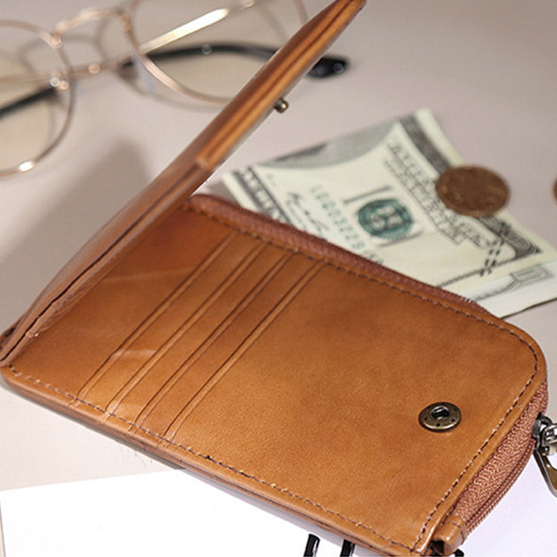 RFID Anti-theft Vintage Wallet Card Holder