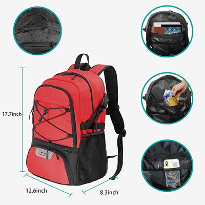 Basketball Backpack For Outdoor Training Shoe Compartment Sports Bag