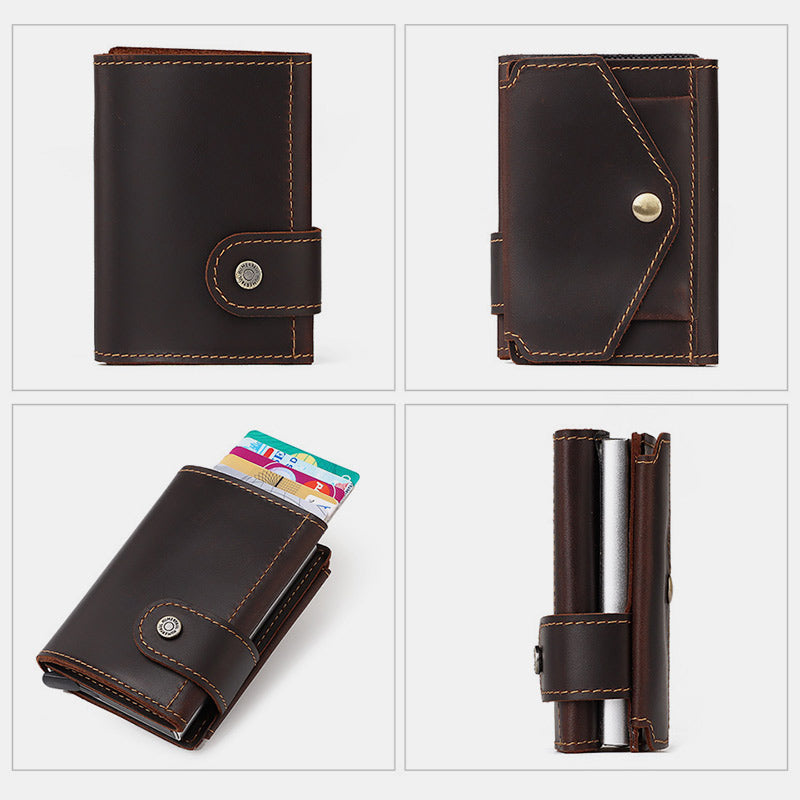 RFID Retro Card Holder Business Wallet