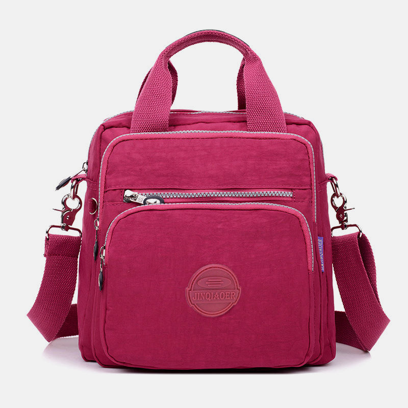 <Shipped within 24 hours> Casual Nylon Crossbody Bag Convertible Backpack