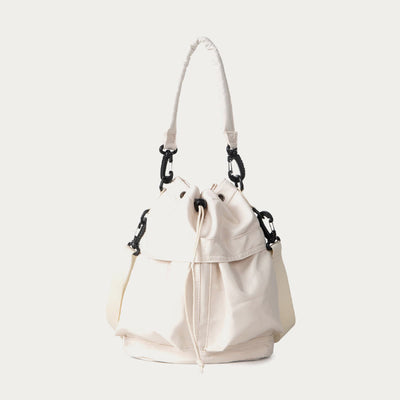 Lightweight Bucket Bag Top Handle Satchel with Crossbody Strap