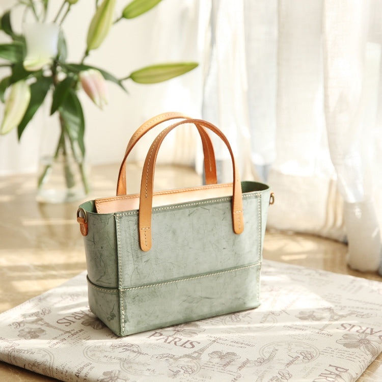 Classic Tote For Women Vegetable Tanned Leather Crossbody Bag