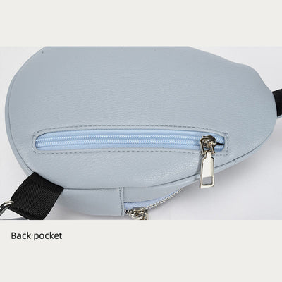 Round Pattern Sling Bag For Women Simple Crossbody Chest Bag