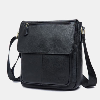 Men's Shoulder Bag Genuine Leather Small Messenger Bag Crossbody Bag