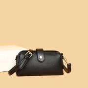 Horizontal Crossbody Bag Genuine Leather Elegant Purse For Commuter