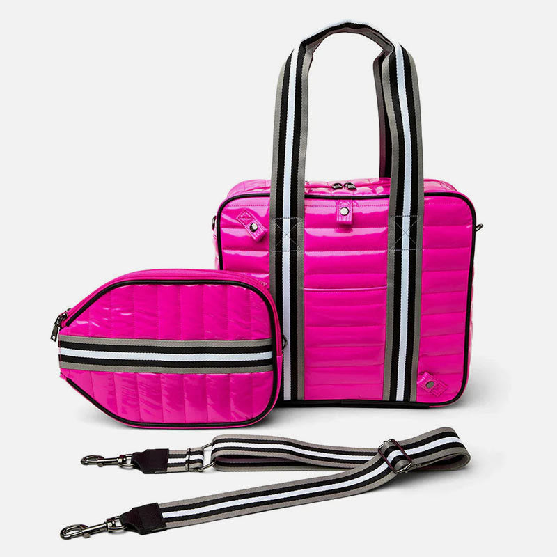 <Shipped within 24 hours> HotPink Quilted Pickleball Racket Bag