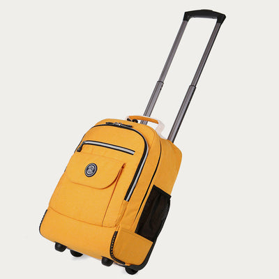 Dual Use Backpack For Travel Pull Rod Rolling Tote