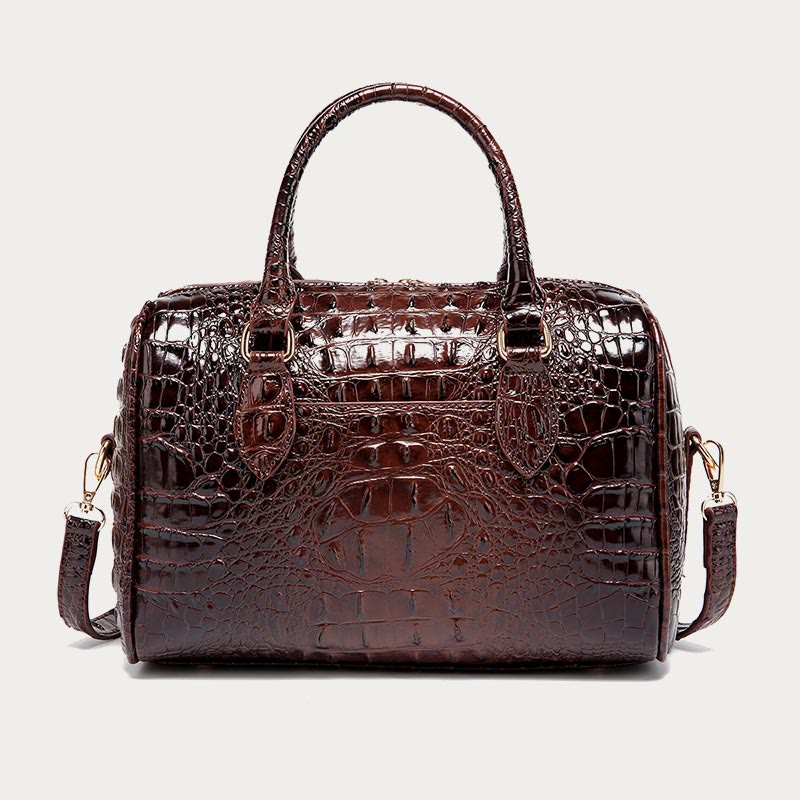 Tote For Women Travel Elegant Crocodile Pattern Crossbody Bag