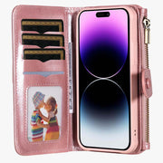2 In 1 Phone Case For Iphone Multiple Slot Wallet