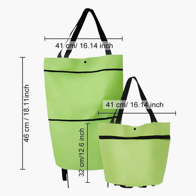 <Shipped within 24 hours> Expandable Foldable Trolley Bag