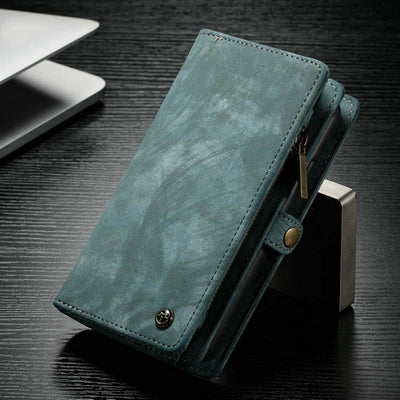 Retro Leather Wallet Phone Bag for iPhone with Multi-Slot