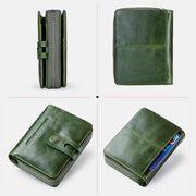 Genuine Leather Multifunctional Anti-theft Wallet