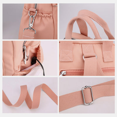 Multifunctional Lightweight Embossing Elegant Handbag Crossbody Bag Backpack