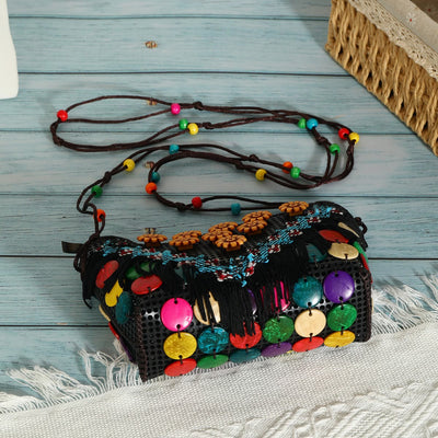 Small Crossbody Purse for Women Coconut Shell Handbag Phone Bag