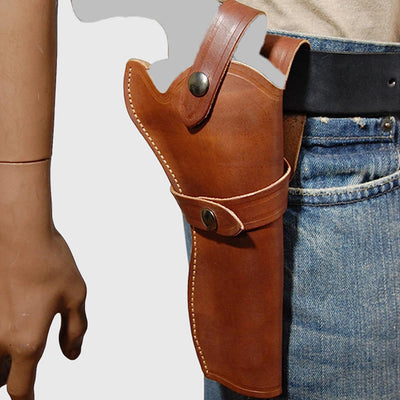 Leather Holster For Women Men Outside Waistband Carry Holster