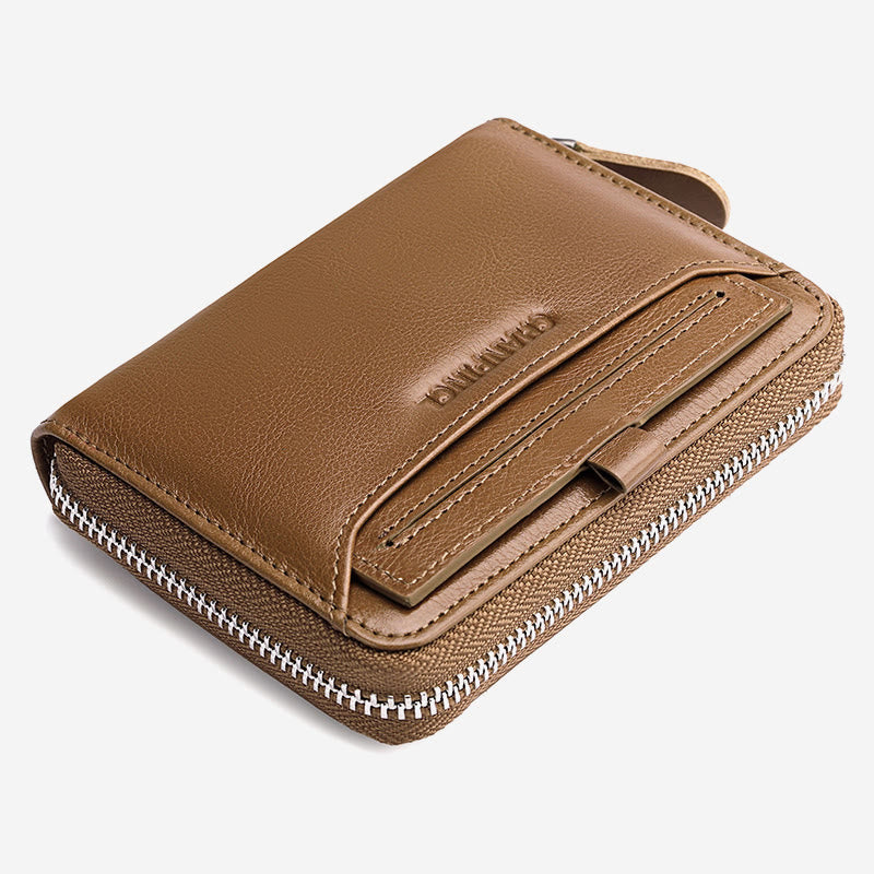 Wallet For Men Multiple Slots Vertical RFID Shopping Purse