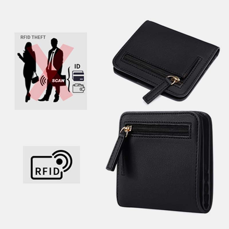 RFID Blocking Slim Bifold Elegant Wallet