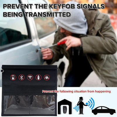 Limited Stock: 2Pcs RFID Blocking Storage Bag For Phone Car Key Protector