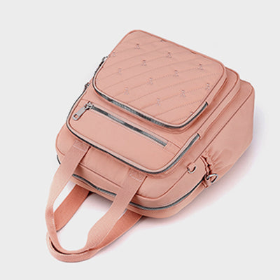 Multifunctional Lightweight Embossing Elegant Handbag Crossbody Bag Backpack