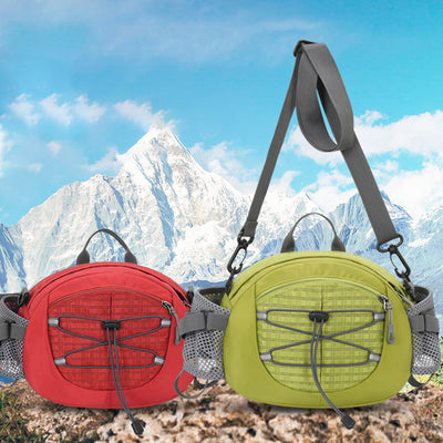 Outdoor Hiking Fishing Waist Bag with Crossbody Strap