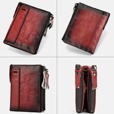 Vintage Large Capacity Bifold Wallet