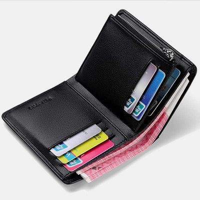 <Shipped within 24 hours> Large Capacity Genuine Leather Classic Wallet