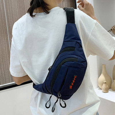 Waterproof Waist Bag Casual Waist Pack Chest Bag For Women Men