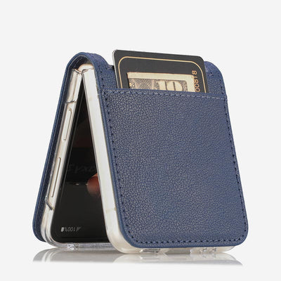 <Shipped within 24 hours> Samsung Z Flip 3 Leather Phone Case with Card Holder