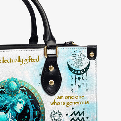 Zodiac Signs Handbag for Women Personalized Vegan Leather Tote