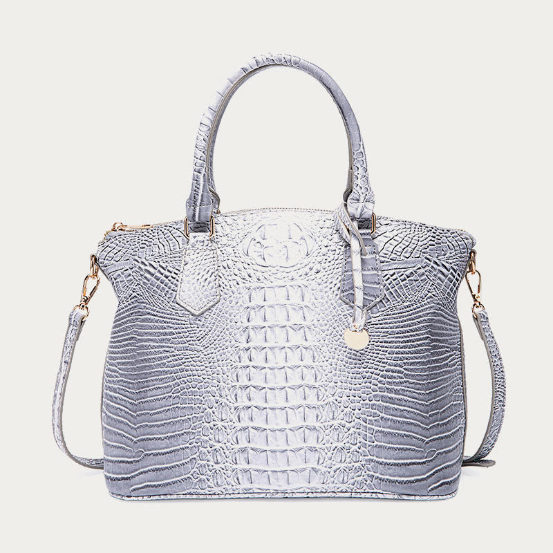 Tote For Women Daily Use Retro Crocodile Crossbody Bag