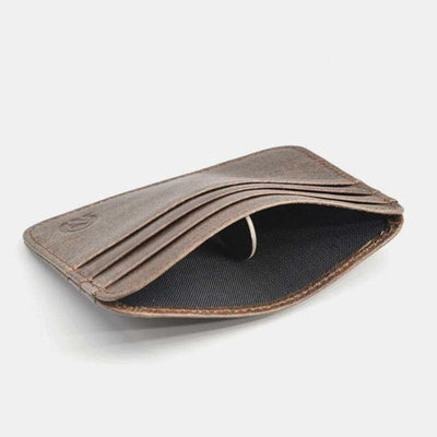 <Shipped within 24 hours> Minimalist Front Pocket Wallet Genuine Leather Card Holder