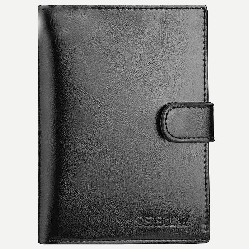 Leather Passport Holder Wallet Card Holder Passport Case