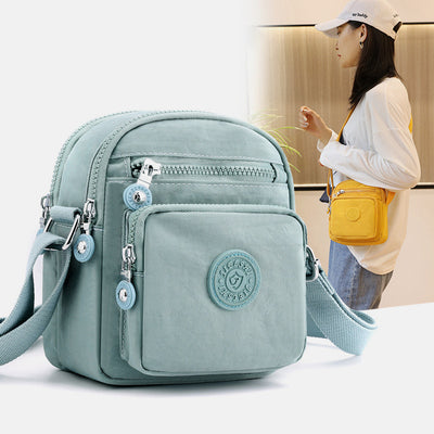 Multi-Carry Solid Color Crossbody Bag