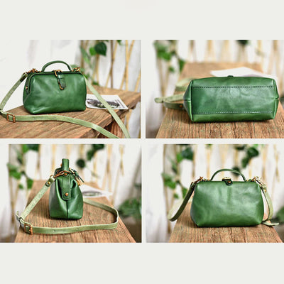 Handmade Crossbody Bag For Women Horizontal Retro Soft Shopping Bag