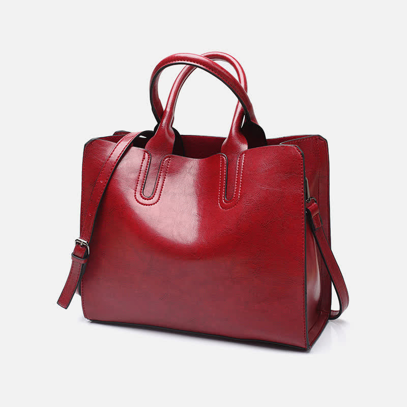 Business Tote Bag for Women Work Bag Casual Leather Handbag