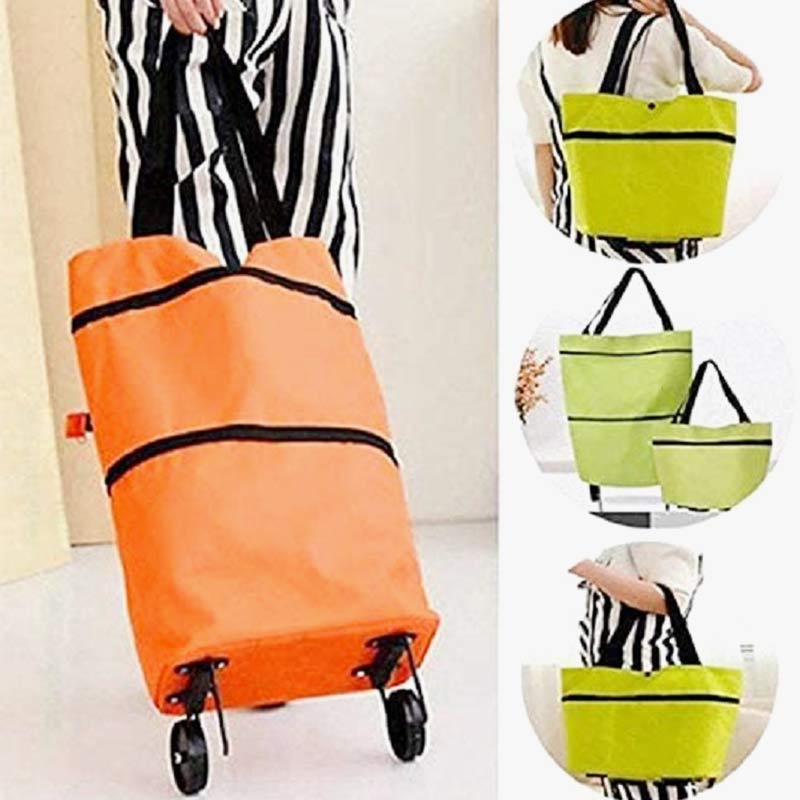 <Shipped within 24 hours> Expandable Foldable Trolley Bag