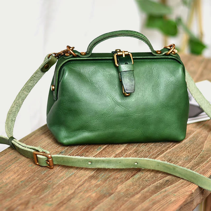 Handmade Crossbody Bag For Women Horizontal Retro Soft Shopping Bag