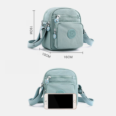 Multi-Carry Solid Color Crossbody Bag