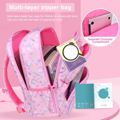 <Shipped within 24 hours> Cute School Backpack Middle Elementary Preschool Bookbag