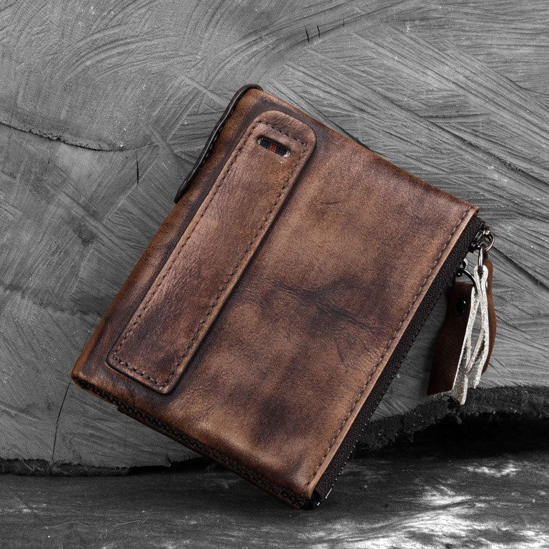 Vintage Large Capacity Bifold Wallet