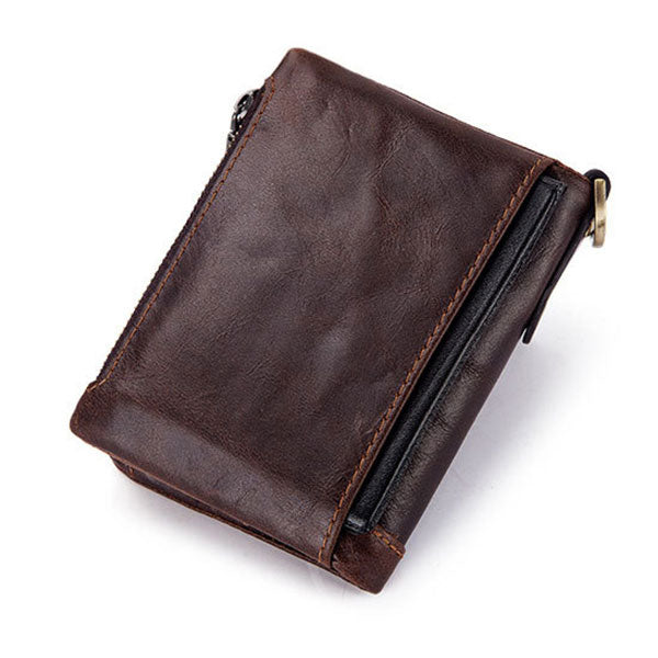 Limited Stock: Genuine Leather Anti-theft RFID Wallet With Chain