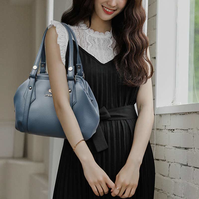 <Shipped within 24 hours> Shoulder Bag for Women Vegan Leather Tote Handbag