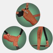 Universal Genuine Leather Holster Adjustable Underarm Shoulder Holster