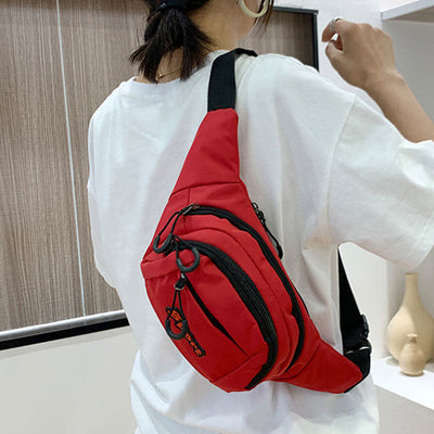 Waterproof Waist Bag Casual Waist Pack Chest Bag For Women Men