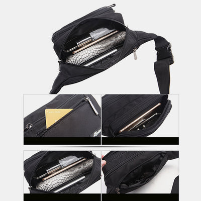 <Shipped within 24 hours> Multi-Pocket Chest Bag Waist Bag Shoulder Bag