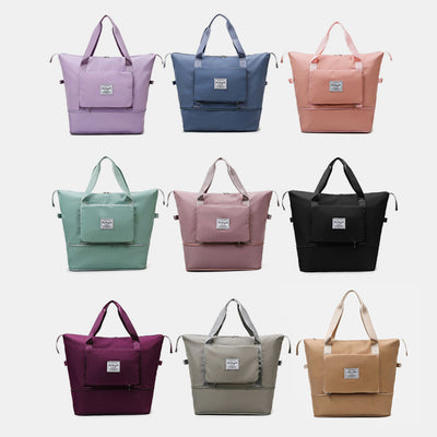 <Shipped within 24 hours> Versatile Duffel Bag Foldable Tote Handbag for Sports Travel